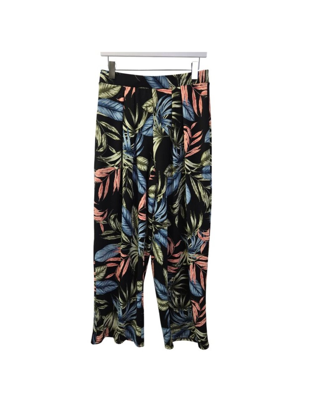 Philosophy Tropical Print Wide Leg Pull On Pants Size Medium